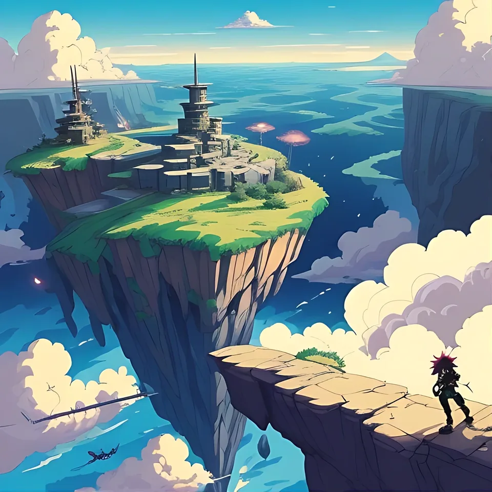 Anime-style AI-generated image example