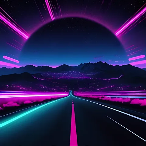 Retro vintage art example