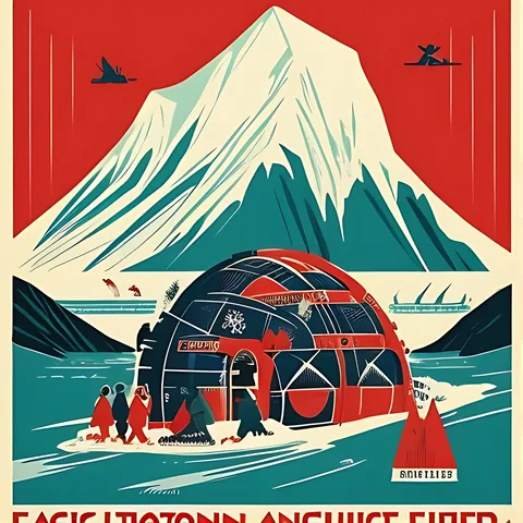 Retro vintage art example