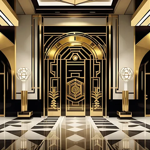 Retro vintage art example