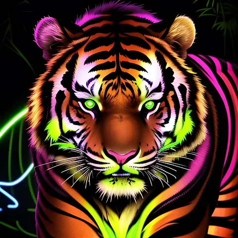 Digital modern art example